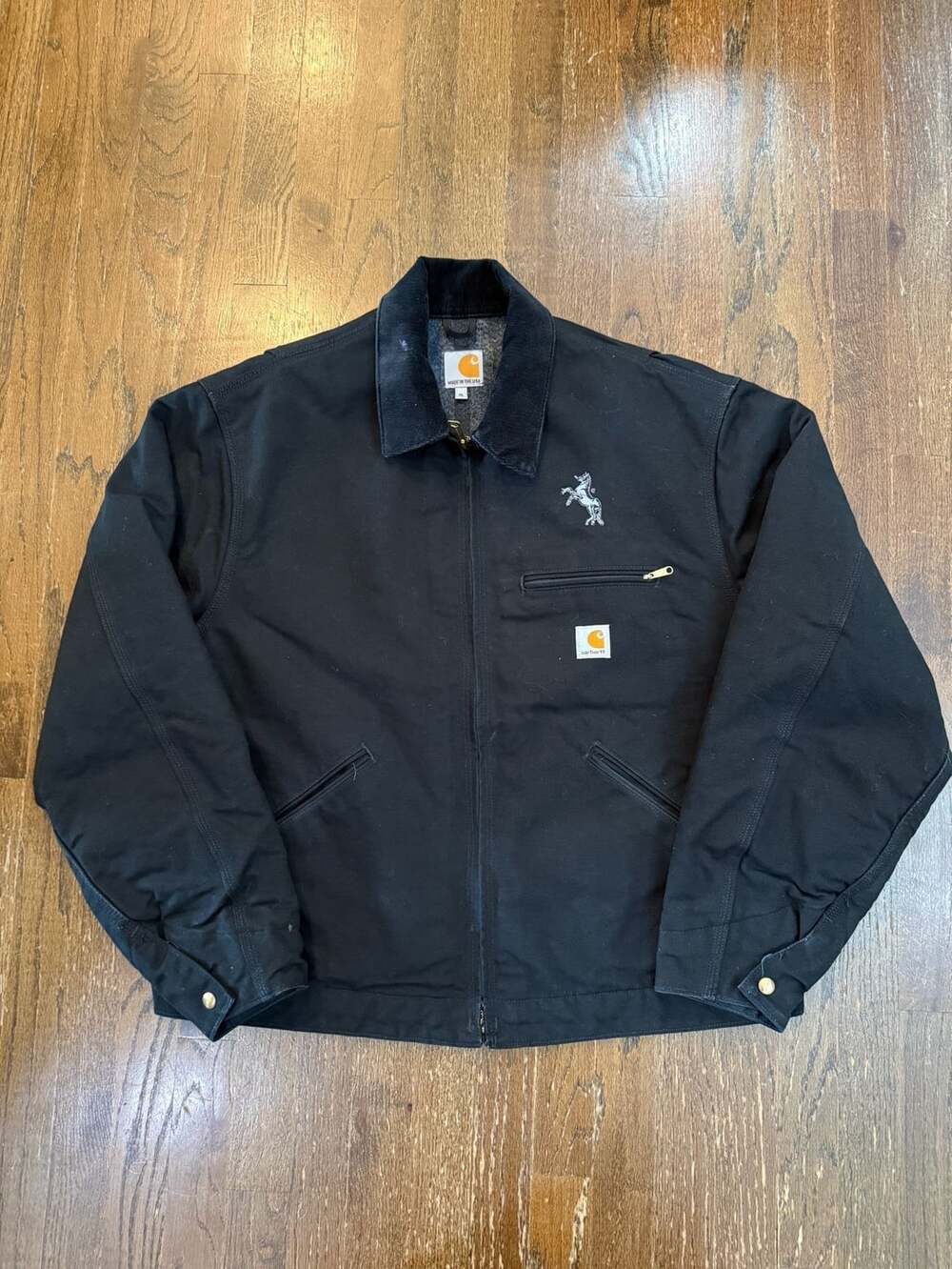 Carhartt J001 Detroit Jacket Size XL Black Colt Limited Edition